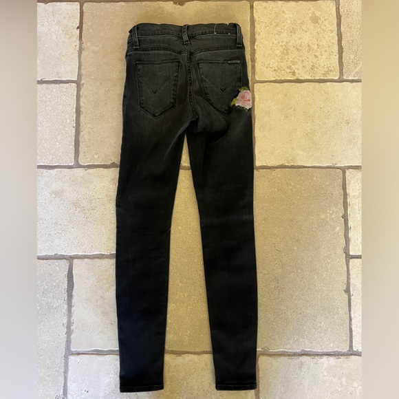 Hudson Floral Gray Skinny Jean - Picture 6 of 7